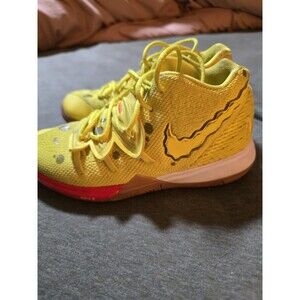 Nike Spongebob Kyrie 5 Kids 13c Sneakers Opti Yellow Colorway Pre Owned